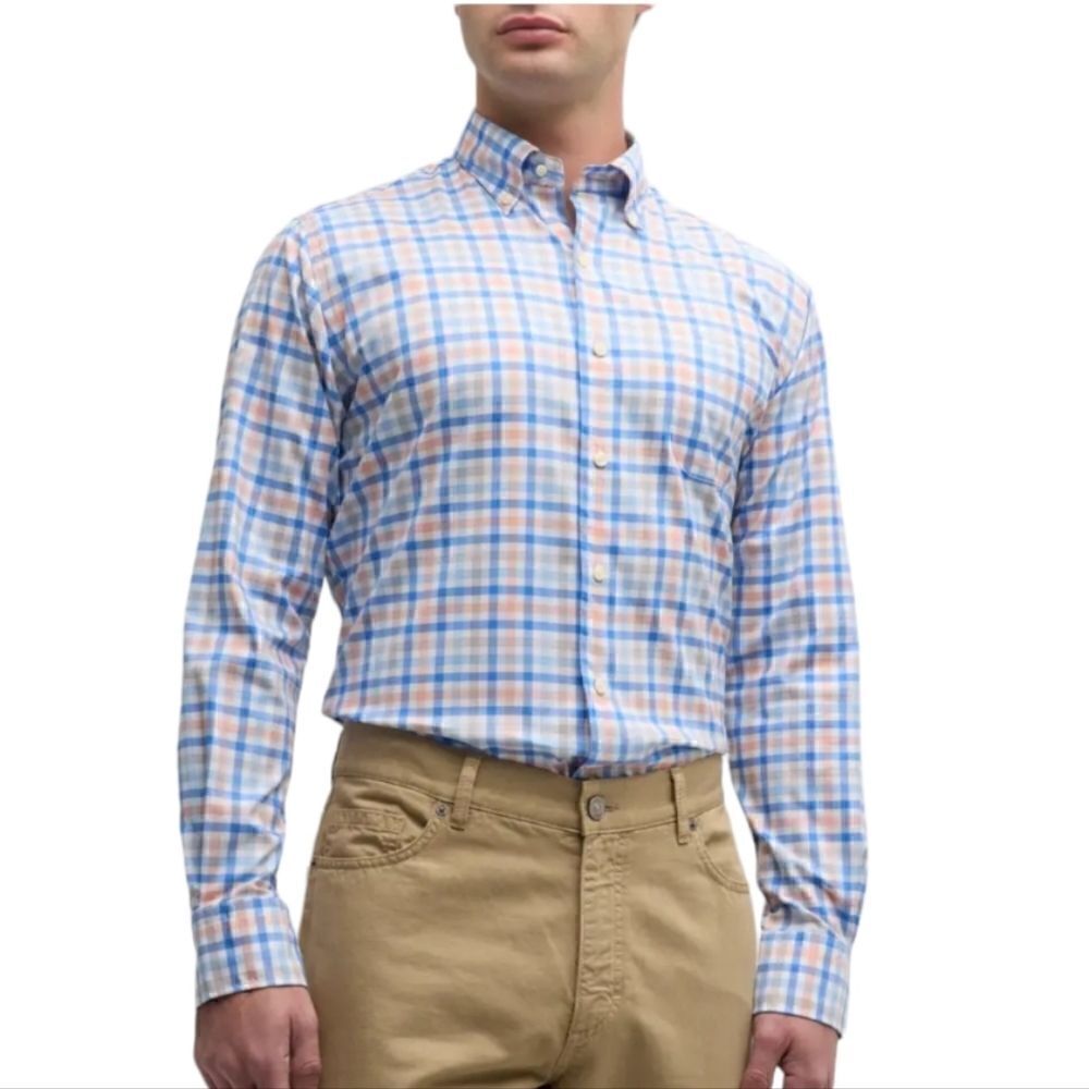 Peter Millar Orin Cotton-Stretch Sport Shirt